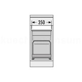 thumbnail of Hailo Abfallsammler 3616401 TB Slide Bottom-Mount 2x 29 Liter