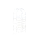 thumbnail of Rosenbogen mit Tor Melissa weiß