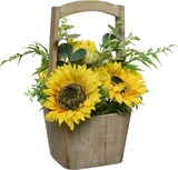 thumbnail of Sonnenblumen im Topf Kunstblumen Topfpflanze Dekoblumen H: 31cm gelb