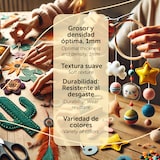 thumbnail of Fieltro para Manualidades, Fieltro de Colores, Suave y Flexible, 40x60cm - m-office (blanco, 10 uds)