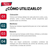 thumbnail of Remi Hogar Trampas para capturar Chinches de la Cama y Muebles | Pack de 4 Trampas | Detección y protección para Camas y Muebles