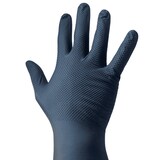 thumbnail of FHC - 100Pcs - Gant nitrile Ambidextre noir 4,7g contre les produits chimiques dangereux  et les micro-organismes A 240x115mm