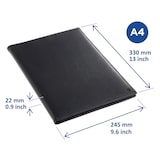 thumbnail of Protège-document Ambassador A4 10 pochettes noir, RI98014