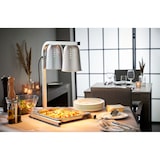 thumbnail of METRO Professional Dubbele infrarood warmtelamp GWL2000, aluminium, 500 W, in hoogte verstelbaar, temperatuurbereik: 65-85°C, zilver