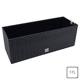 thumbnail of Prosperplast - Jardinera Rectangular 17 Litros Con Autorriego Color Negro 52 X 20 X 19Cm