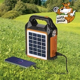 thumbnail of EASYmaxx Solar-Generator Kit 4500mAh - schwarz/orange