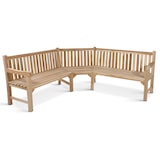 thumbnail of SAM® Gartenmöbel Set 4tlg mit Eckbank Teak Gartentisch ausziehbar 120-170 cm BORNEO/CARACAS