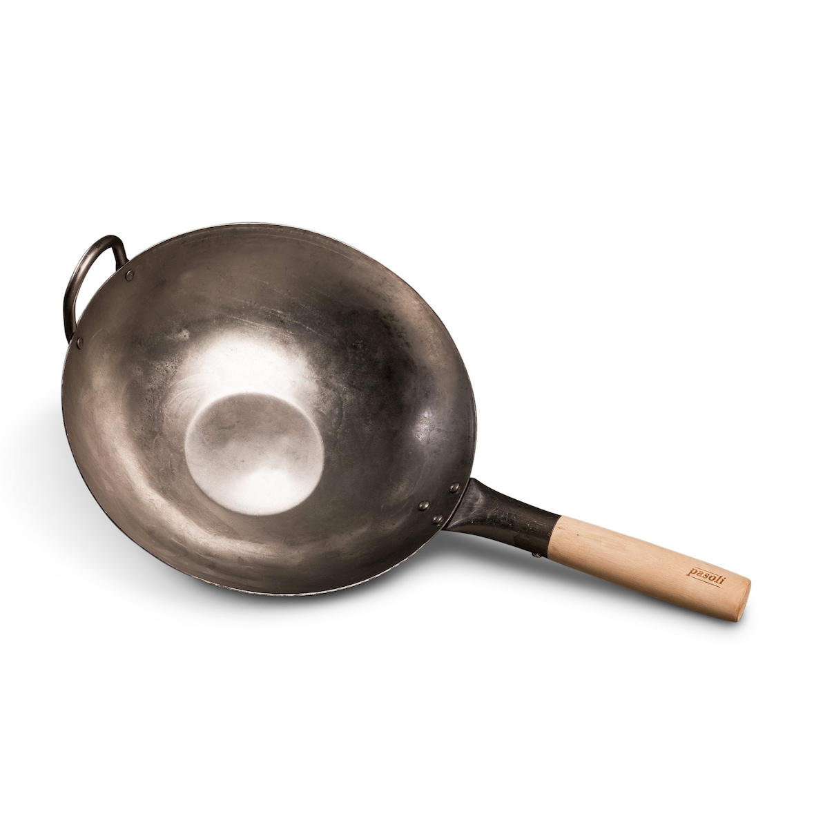 Unser flacher originaler pasoli Wok, 30cm