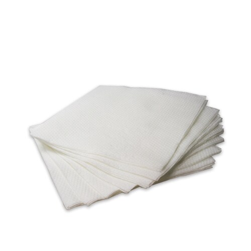 5000 Prägeservietten Imbissservietten Papierservietten weiß 1lg 33x33cm 1/4 Falz Zellstoff