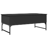 thumbnail of Table basse noir 100x50x40 cm bois d'ingénierie et métal Modèle Renaissance Prestige
