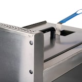 thumbnail of Romux® Friteuse À Gaz Naturel Professionnelle 14 Litres Simple de Table | Friteuse en Acier Inoxydable avec Robinet de Vidange 7500 W