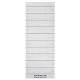 thumbnail of Blanko-Schildchen 92x21mm weiß VE=50 Stück