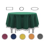 thumbnail of Gartentischdecke mit Fransen Tischdecke rund oval eckig Classic 130 cm rund grün