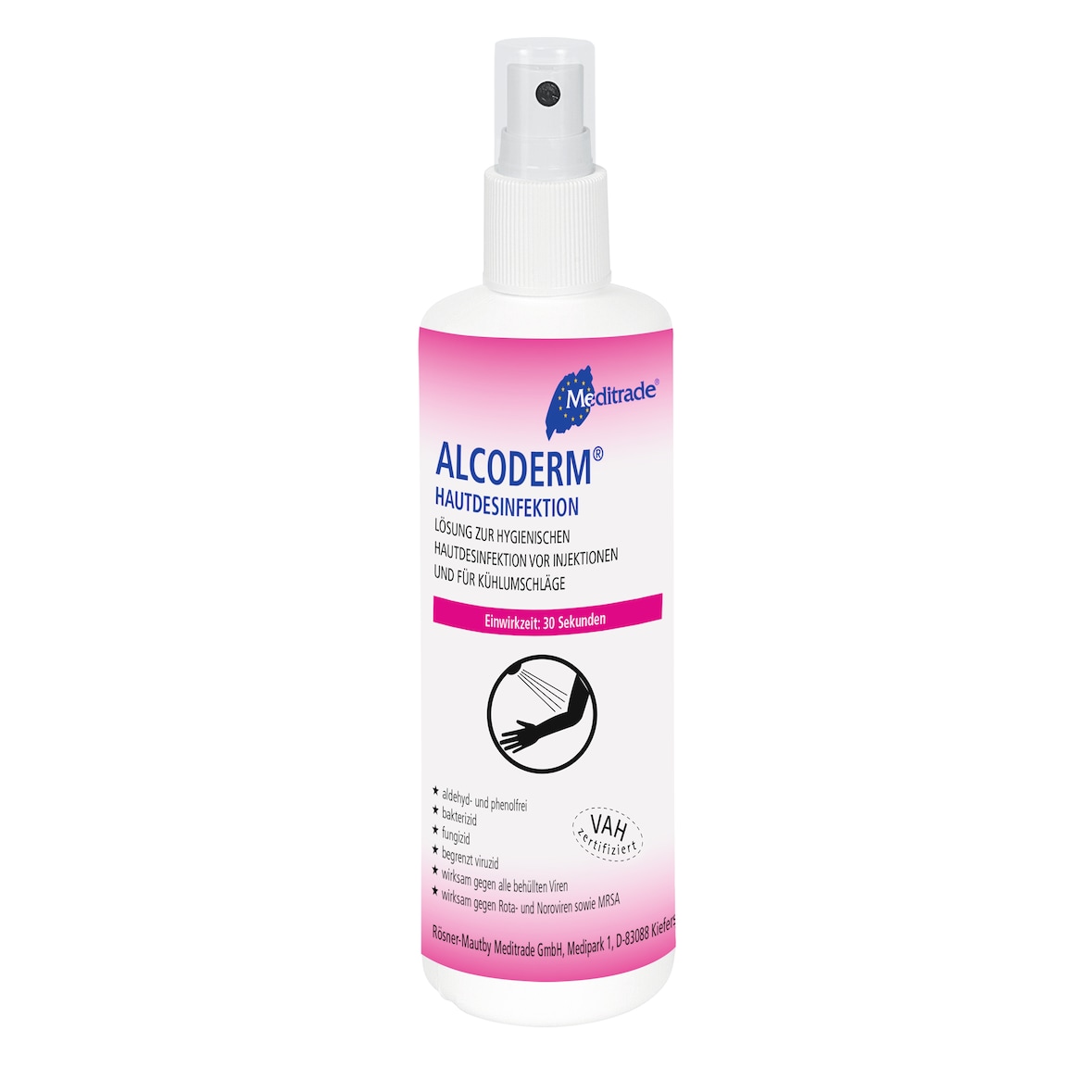 Meditrade Alcoderm® Hautdesinfektionsmittel 250ml