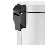 thumbnail of PROREGAL Treteimer mit stilvollem Pedal, leise schließendem Deckel & Kunststoffinneneimer | 5 Liter, HxBxT 29x20,3x26,5cm | Weiß