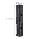 thumbnail of Relaxdays Maulwurffalle Lebendfalle, 2-teilig, Länge verstellbar, Kontrollöffnungen, Tierfreundlich, Kunststoff, Schwarz