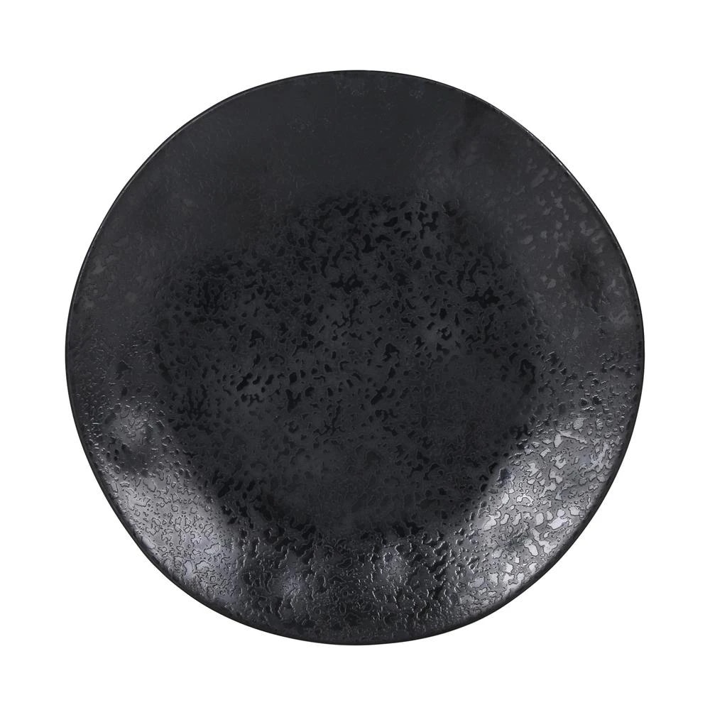 Viejo Valle - Plato Llano Negro Strega Arizona 24X2Cm Melamina Caja De 24 Uds