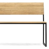 thumbnail of Banco Oxford antivuelco 84x86x44cm color Negro acabado envejecido estilo nórdico industrial Box Furniture