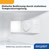 thumbnail of Exquisit Kühl-Gefrierkombination KGC232-60-E-040E silber | 173 l Nutzinhalt | Silber