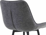 thumbnail of DELUKE® Barhocker SYDNEY - Dunkelgrau, Stoff | Barhocker mit Lehne Barstuhl Tresenhocker Tresenstuhl Kneipenhocker Kneipenstuhl
