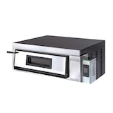 thumbnail of Forno pizza elettrico per 4 Pizze da 35 cm, 1 camera cottura da cm.72x72x14h interamente in refrattario, temp.da +50° a +500 °C, V.400/3 - mod.FMD4/T