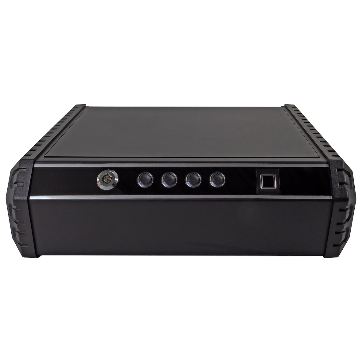 Profirst Pistolenkassette Schutzbox NY 2 Fingerprintschloss anthrazit