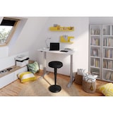 thumbnail of bümö Stehhilfe ergonomisch & höhenverstellbar, Sitz- und Stehhocker in schwarz mit Tellerfuß - Ergonomischer Hocker, Stehstuhl, Bürohocker