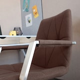 thumbnail of Silla de oficina / silla giratoria SARANTO II tela marrón medio hjh OFFICE