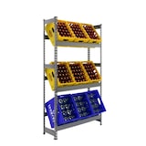 thumbnail of SimonRack Estantería Cajas de Bebidas, 9 Cajas, 1800x1000x300 mm, Estantería para Bebidas, Gris - Simonbottle