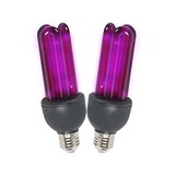 thumbnail of Pack LUMIERE NOIRE, 2 Ampoules UV Ibiza Light BL25ESL - A ECONOMIE D'ENERGIE 3U - 25W, Rend fluorescentes les matières blanches