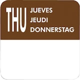 thumbnail of Vogue weekset verwijderbare dagstickers (7000 stuks)