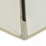 thumbnail of Sombrilla de pared de jardín 200x190x240 cm parasol de terraza con manivela poste de acero y base cruzada anti-UV para terraza balcón crema