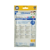 thumbnail of 240 Lifemed Kinder-Mundschutz 3-lagig 9,5 cm x 14,5 cm farbig sortiert mit Nasenbügel