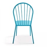 thumbnail of Chaise bistrot en métal bleu