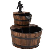 thumbnail of vidaXL Gartenbrunnen mit Pumpe 44,5x44,5x58 cm Massivholz Tanne
