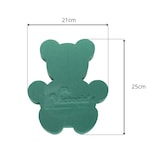 thumbnail of Nass Steckschaum Teddybär 25x21x6cm Frischblumen Blumen Steckmasse Steckschwamm Blumensteckschaum Floristikbedarf Zubehör Frühlingsdeko Grün