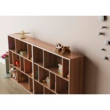 thumbnail of Herdasa, Estantería librería, colección NACK 546, con 3 niveles de altura en melamina color nogal