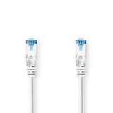 thumbnail of Nedis CAT6a-Netzwerkkabel - S/FTP - RJ45 Stecker - RJ45 Stecker - 3.00 m - Snagless - Rund - LSZH - Weiss - Label