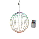 thumbnail of LED Drahtkugel Leuchtkugel 50cm 220 bunte LED Farbwechsel Innen Außen
