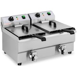 thumbnail of Royal Catering - Elektro-Friteuse - 2 x 10 Liter - Aftapkraan - 230 V