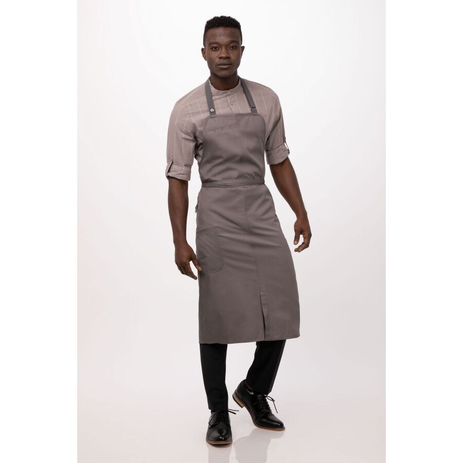 Chef Works® BRIO Light-Weight Latzschürze Artikel ACN01 Mushroom