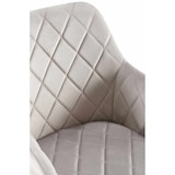 thumbnail of Set di 2 sedie da pranzo in velluto Monett grigio/Metallo nero opaco