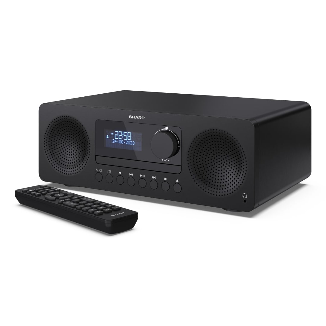 Sharp XL-B720D(BK) Home-Stereoanlage Heim-Audio-Mikrosystem 30 W Schwarz