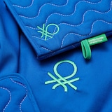 thumbnail of Benetton – 3-teiliges Schürzenset (Schürze + Fäustling + Topflappen), 100 % Baumwolle