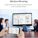 thumbnail of Mini Vidéoprojecteur Portable Android 4K Pico Projecteur Intelligent WiFi + SD 32Go Noir YONIS