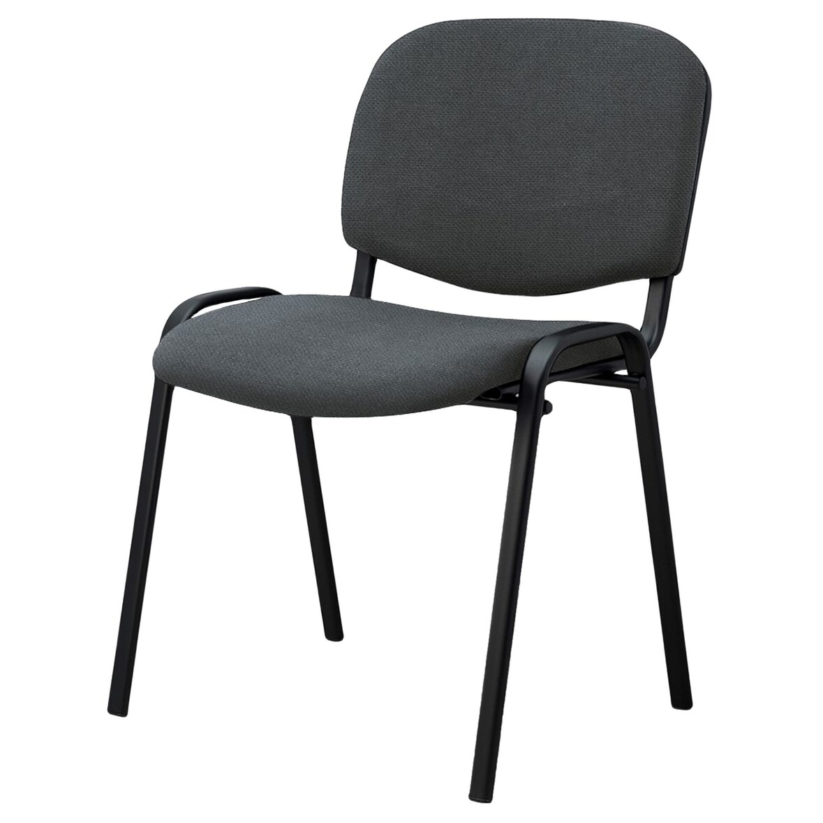 SIGMA Bezoekerstoel VC04, metaal/stof, grijs