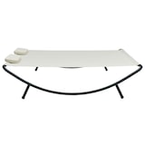 thumbnail of vidaXL Loungebed stof crème