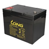 thumbnail of Ersatzakku für Invacare Garant 2x Kung Long Bleiakku KPH75-12NE M6 12V 75Ah zyklenfest