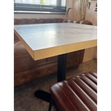 thumbnail of Vierkant tafelblad - CALACATTA Mat - gouden randen