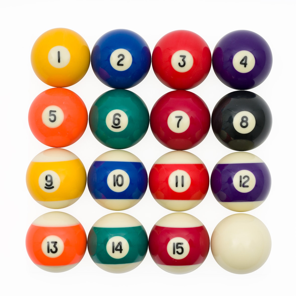 Sportime Billardkugeln "Pool Sport", ø 54 mm